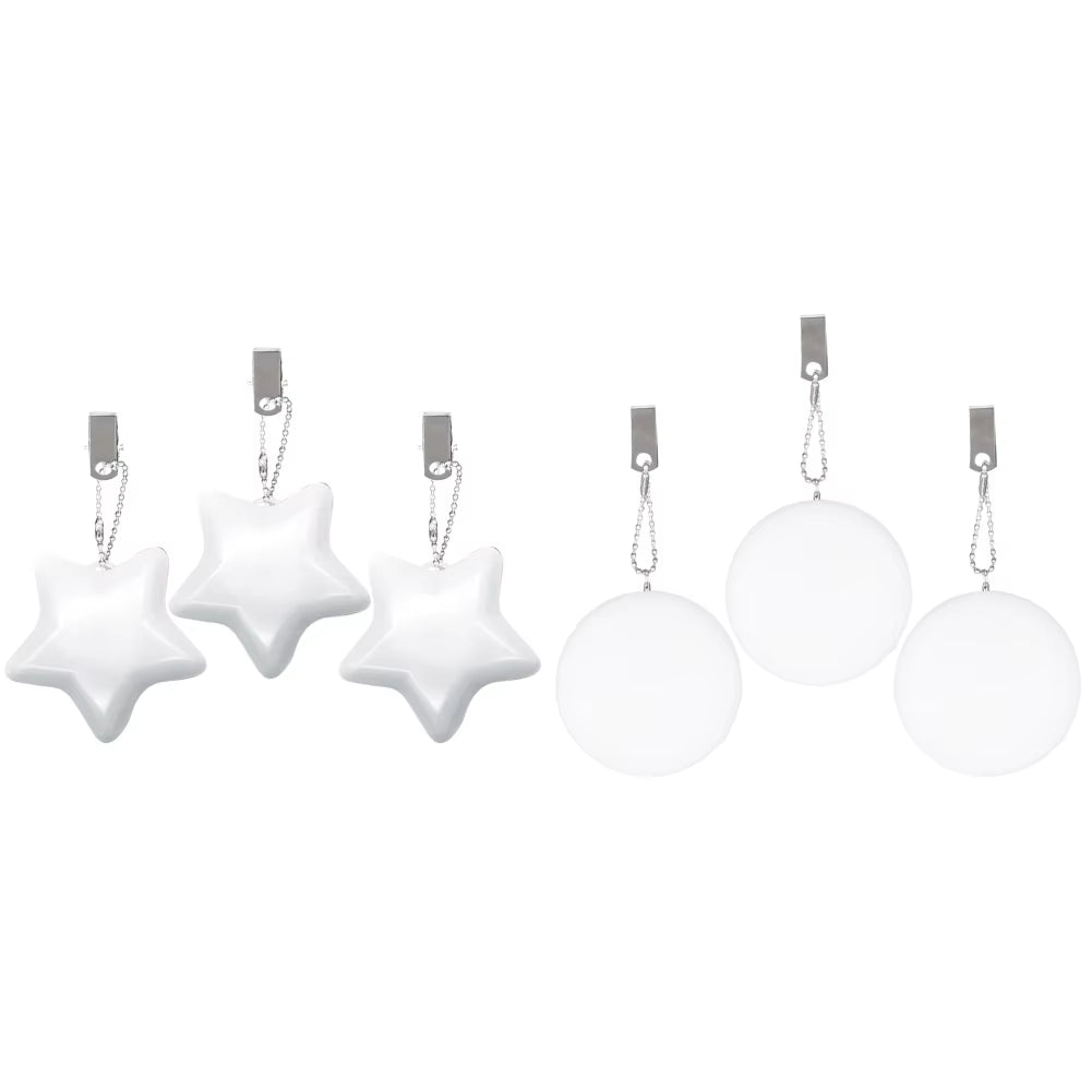 6-1PCS Purse Heart LED Light Automatic Motion Activated Handbag Lamp for Women Bah Purse Charm Purse Heart Keychain Light