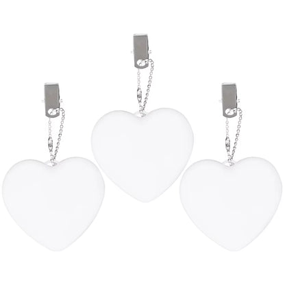 6-1PCS Purse Heart LED Light Automatic Motion Activated Handbag Lamp for Women Bah Purse Charm Purse Heart Keychain Light