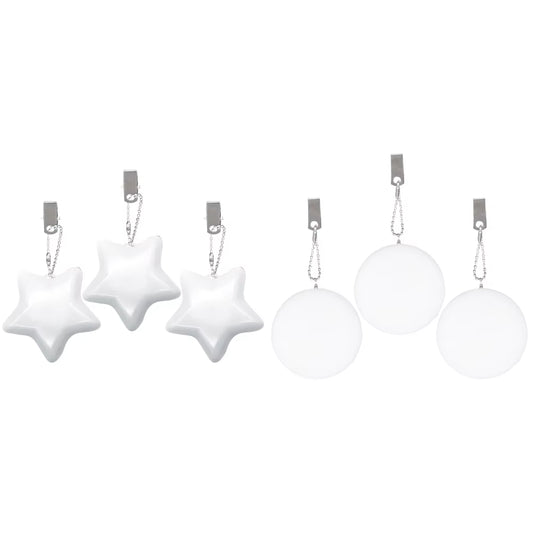 6-1PCS Purse Heart LED Light Automatic Motion Activated Handbag Lamp for Women Bah Purse Charm Purse Heart Keychain Light