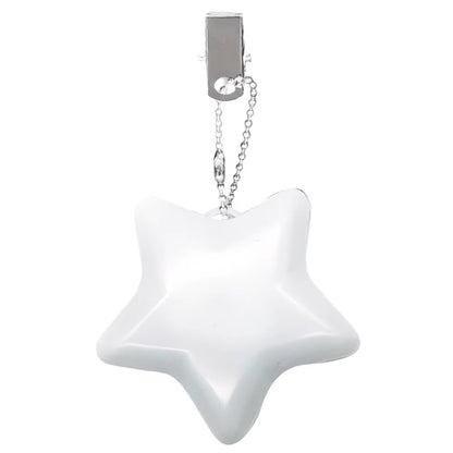 6-1PCS Purse Heart LED Light Automatic Motion Activated Handbag Lamp for Women Bah Purse Charm Purse Heart Keychain Light