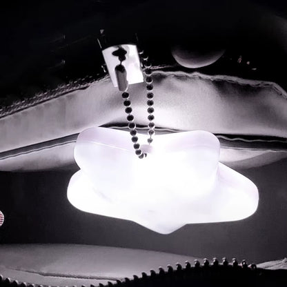6-1PCS Purse Heart LED Light Automatic Motion Activated Handbag Lamp for Women Bah Purse Charm Purse Heart Keychain Light