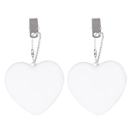 6-1PCS Purse Heart LED Light Automatic Motion Activated Handbag Lamp for Women Bah Purse Charm Purse Heart Keychain Light