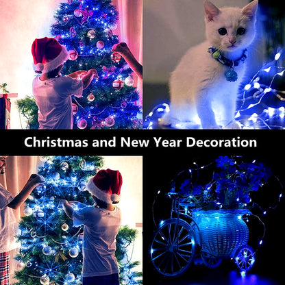 1/5/10Pcs Fairy Lights String Button Battery Light Home Decor Living Bedroom Garden Christmas Wedding New Year Ornament Garland